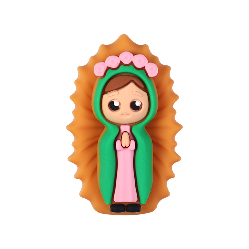 3D Jesus Silicone Focal Beads