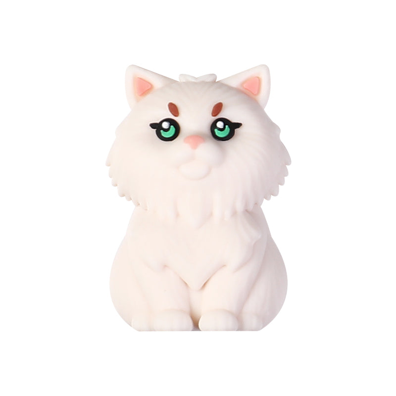 3D Cat Silicone Focal Beads