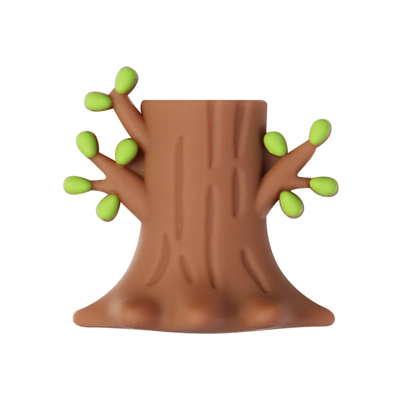 3D Trees Silicone Focal Beads