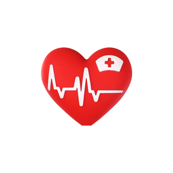 3D Nurses' Love  Silicone Focal Beads