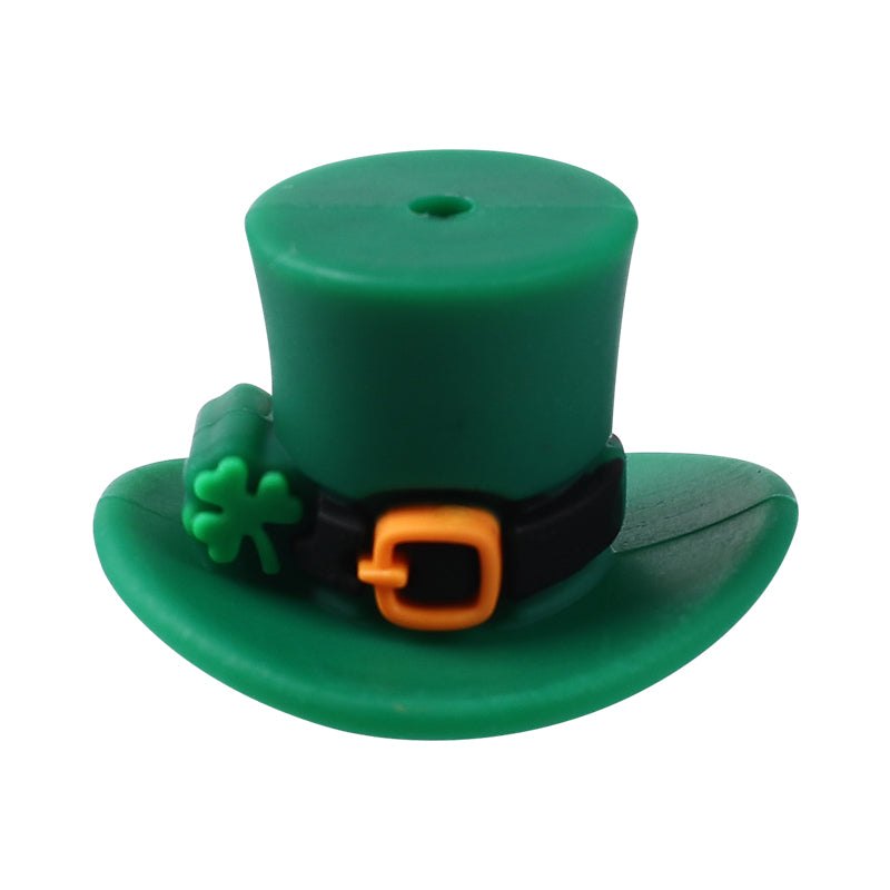 3D Lucky hats Silicone Focal Beads