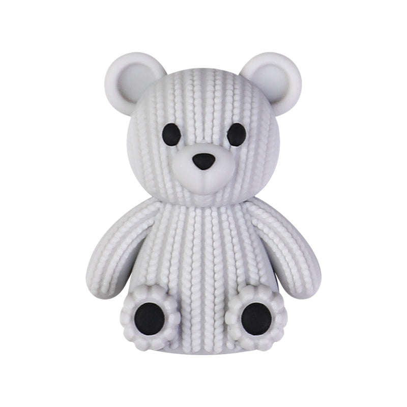 3D Bears Silicone Focal Beads