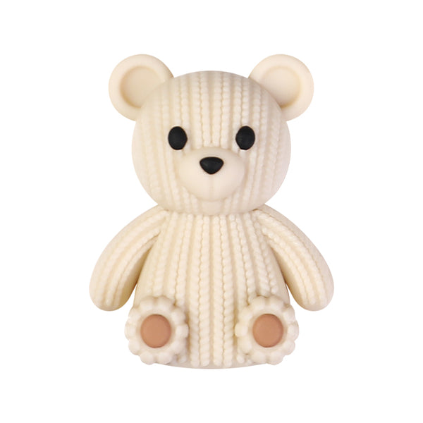 3D Bears Silicone Focal Beads