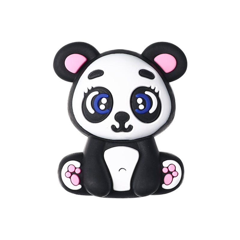 3D Panda Silicone Focal Beads