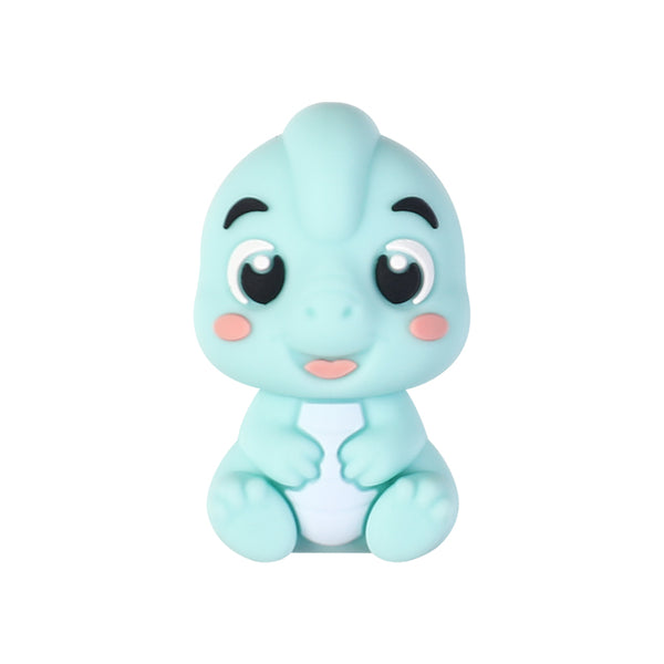 3D Parasaurolophus Dino Silicone Focal Beads