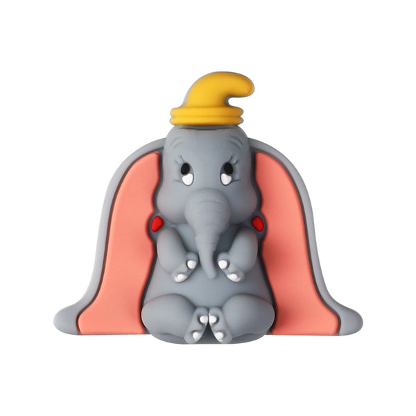 3D Elephant Silicone Focal Beads