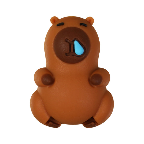 3D Capy bara bear Silicone Focal Beads