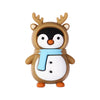 3D Snowmen Silicone Focal Beads