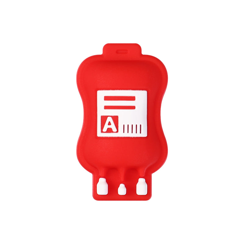 3D Blood transfusion bag Silicone Focal Beads
