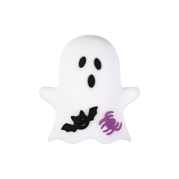 JNWTeethers 3d halloween spider and bat ghost silicone focal beads