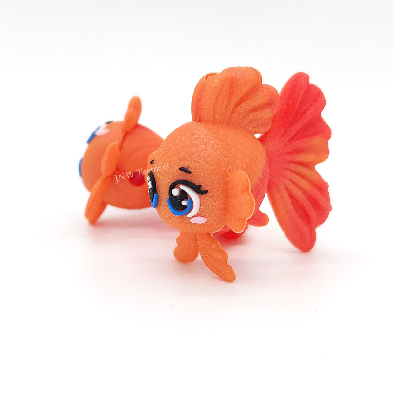 3D Goldfish Silicone Focal Beads