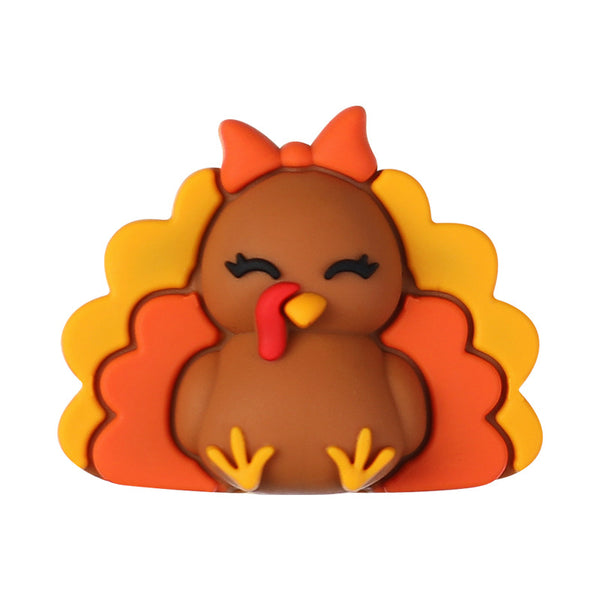 3D Turkey Silicone Focal Beads