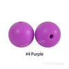JNWTeethers 12mm silicone round beads purple