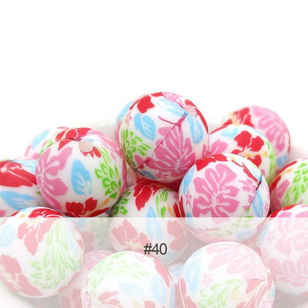 Silicone Print Beads #40
