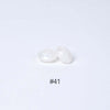Perles en silicone en forme de soucoupe de 12 mm