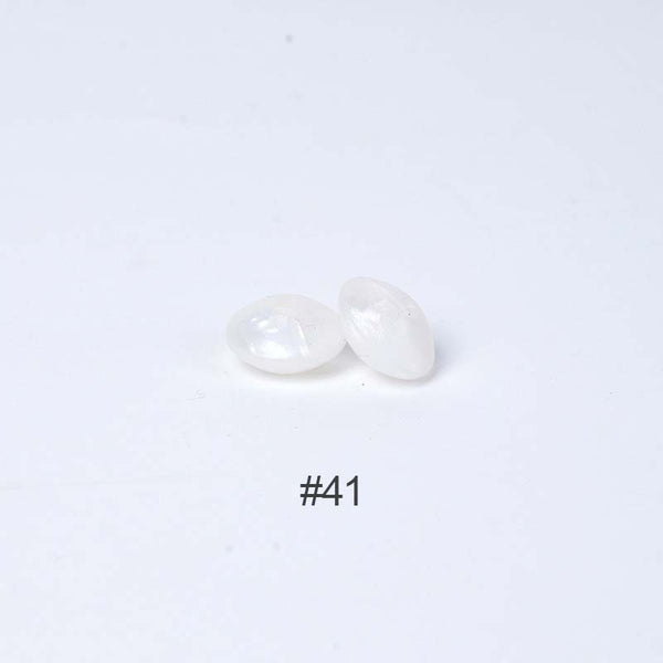 Perles en silicone en forme de soucoupe de 12 mm