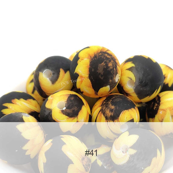 Silicone Print Beads #41