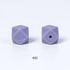 20pcs 14mm Silicone Hexagon Beads