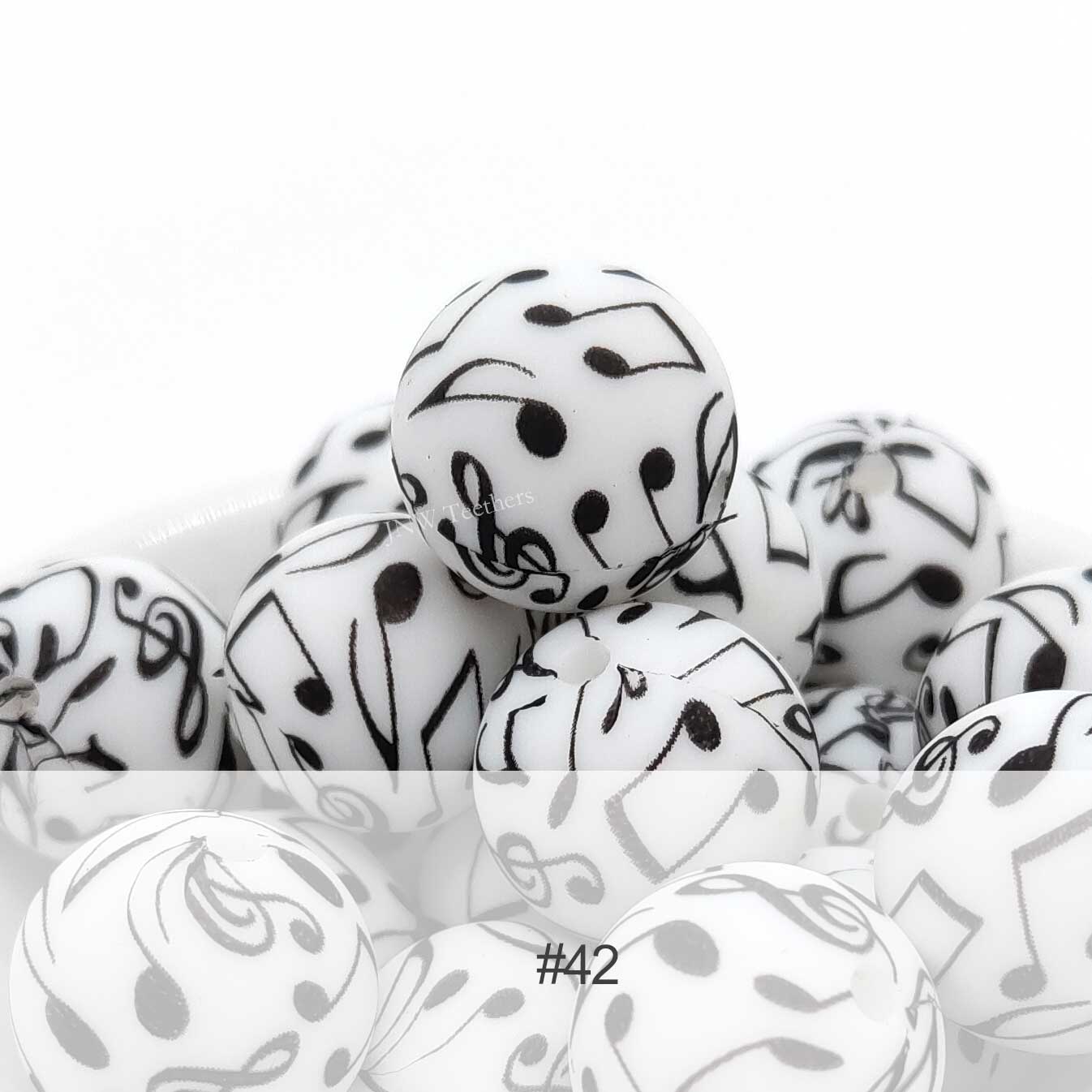 Silicone Print Beads #42