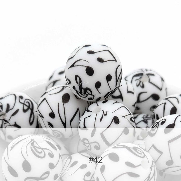 Silicone Print Beads #42