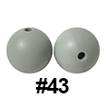 20pcs 12mm Round Silicone Beads