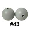 20pcs 12mm Round Silicone Beads