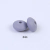 Perles en silicone en forme de soucoupe de 12 mm
