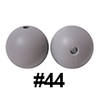 20pcs 12mm Round Silicone Beads