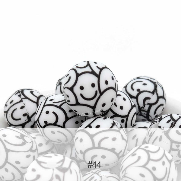 Silicone Print Beads #44