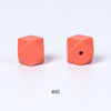 20pcs 14mm Silicone Hexagon Beads