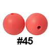 20pcs 12mm Round Silicone Beads