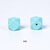 20pcs 14mm Silicone Hexagon Beads