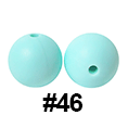 20pcs 12mm Round Silicone Beads