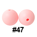 20pcs 12mm Round Silicone Beads