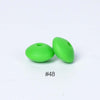 Perles en silicone en forme de soucoupe de 12 mm