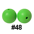 20pcs 12mm Round Silicone Beads
