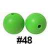 20pcs 12mm Round Silicone Beads