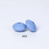 Perles en silicone en forme de soucoupe de 12 mm