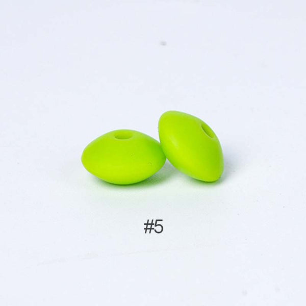 12mm silicone Lentil pearls wholesale
