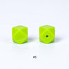 20pcs 14mm Silicone Hexagon Beads