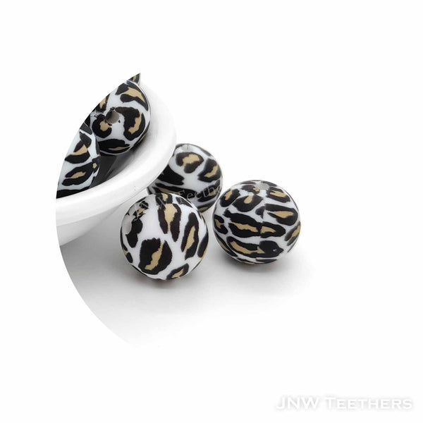 Triple Color Prints #5 Silicone Beads