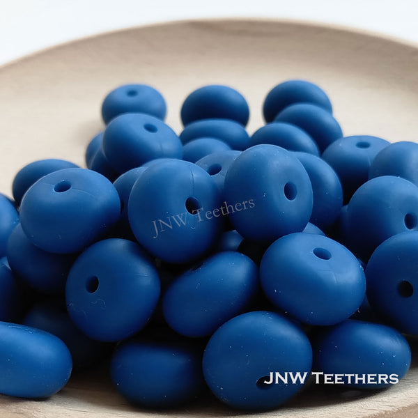 14mm Silicone Abacus - Sapphire