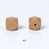20pcs 14mm Silicone Hexagon Beads