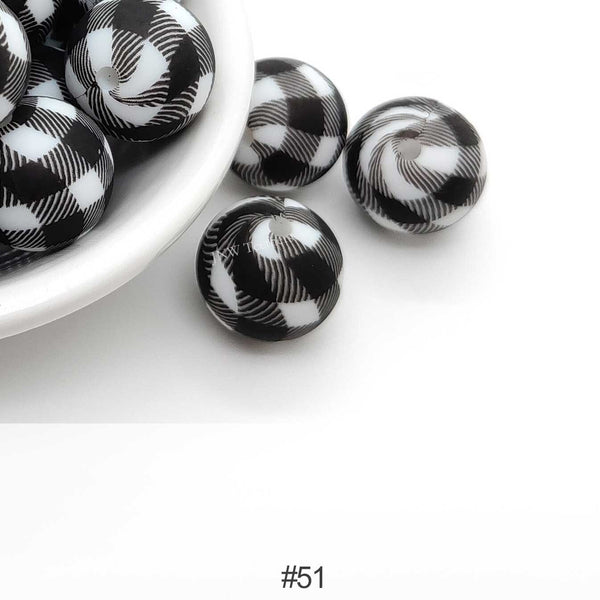 Silicone Print Beads #51