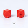 20pcs 14mm Silicone Hexagon Beads