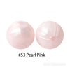 JNWTeethers 9mm silicone round beads pearl pink