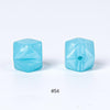 20pcs 14mm Silicone Hexagon Beads