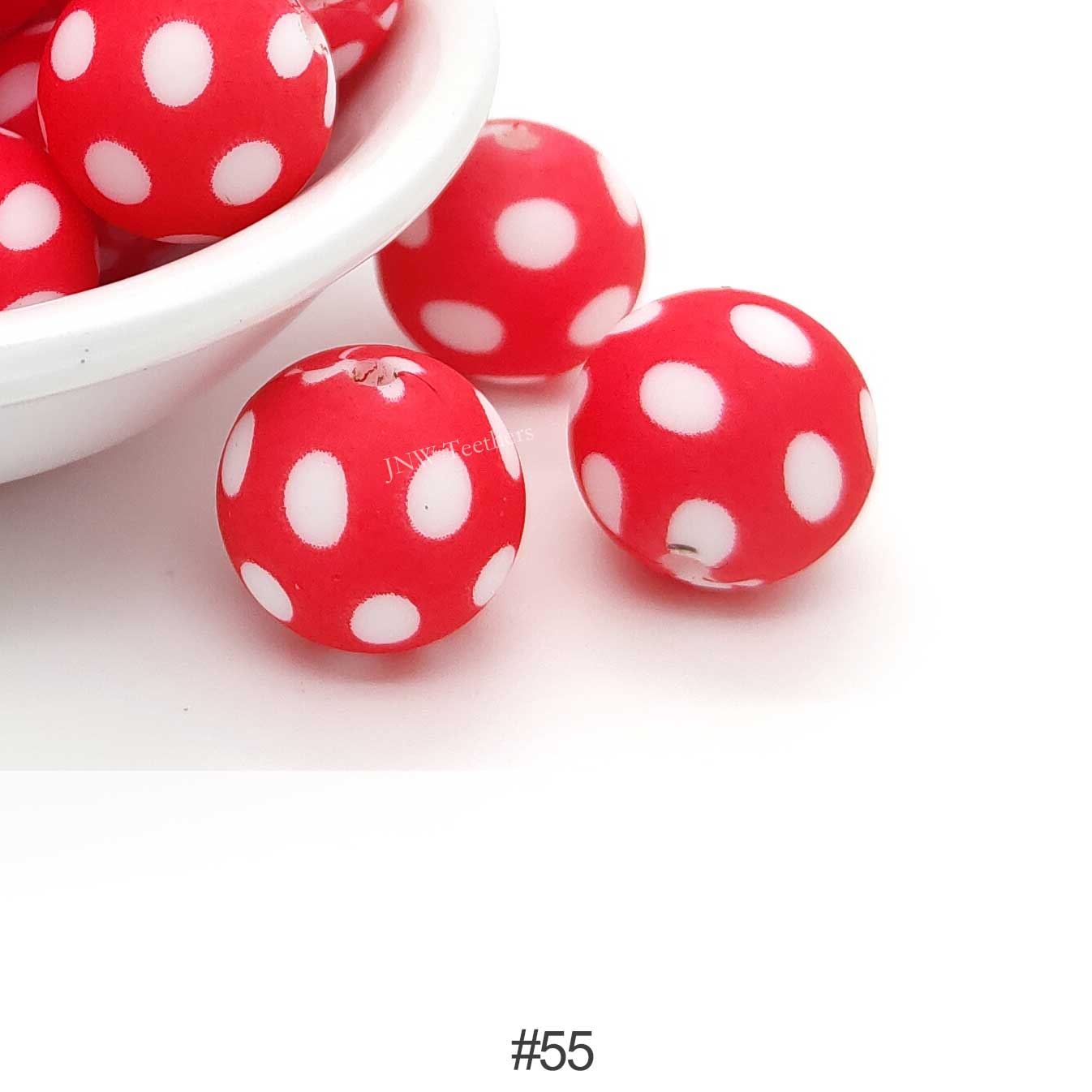 Silicone Print Beads #55