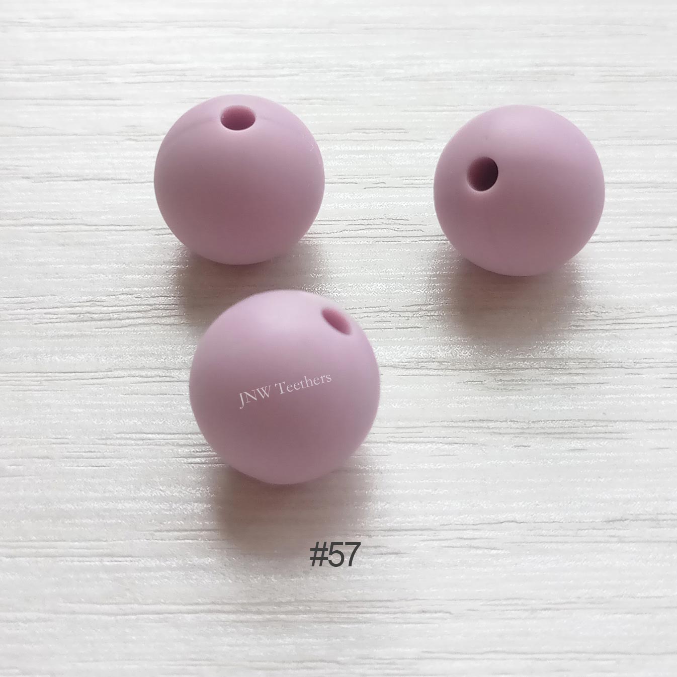 57 Lilac purple silicone round beads 9mm 12mm 15mm