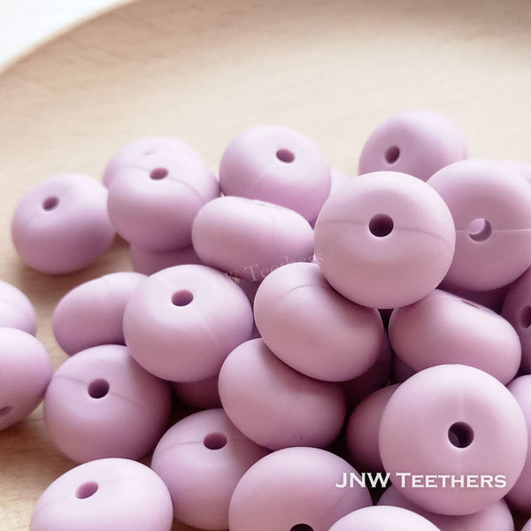 14mm Silicone Abacus - Lilac